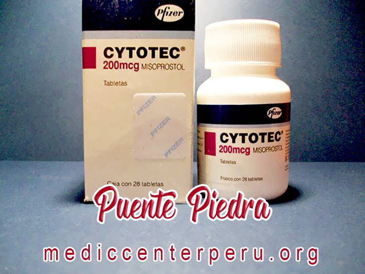 Embace y caja de pastillas misoprostol