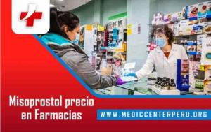 Misoprostol precio en farmacias
