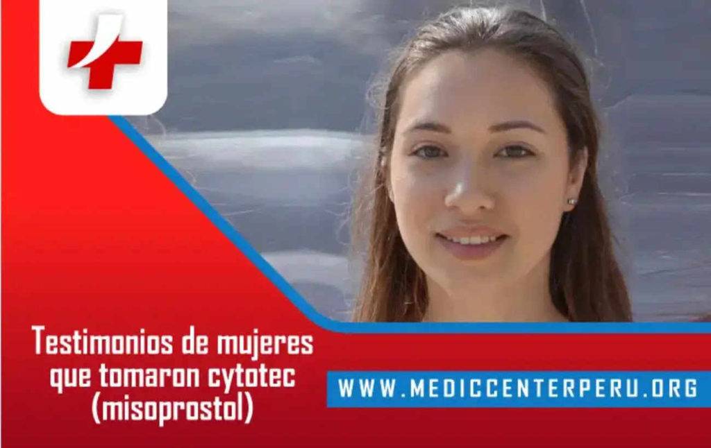 Testimonio de mujeres que tomaron cytotec Misoprostol